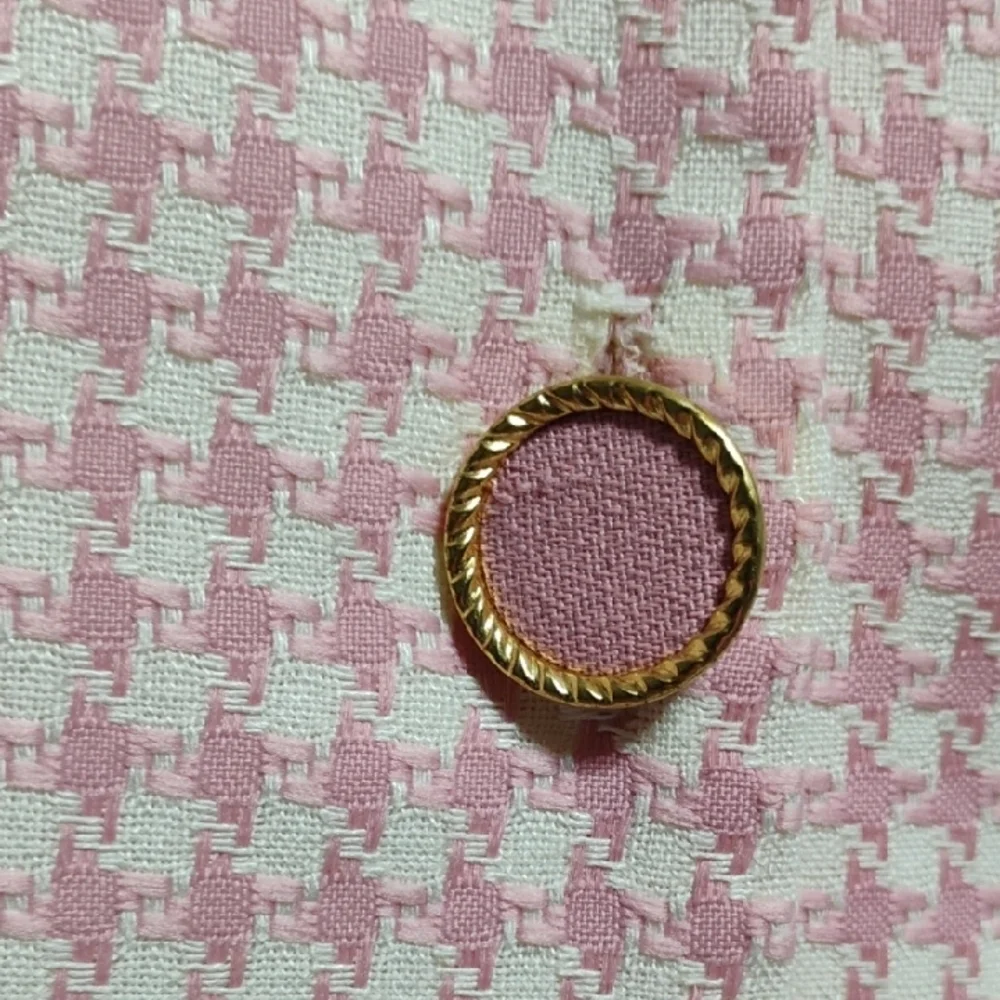 (XX-55) SALE! Blondie And Me Elegant Pink Houndstooth Women's Blazer & Skirt Set - Picture 4 of 9